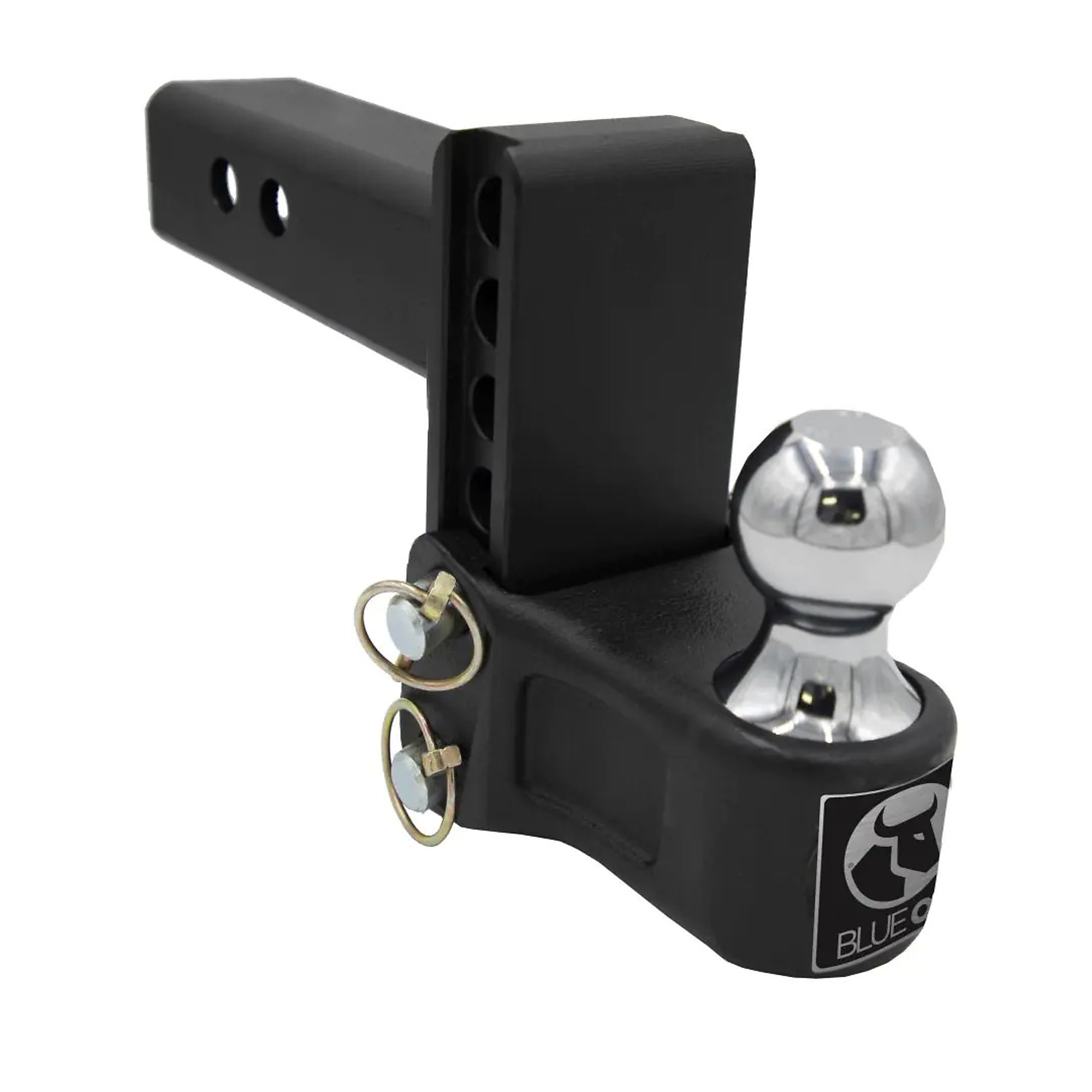 Blue Ox Adjustable Ball Mount — 2in. Receiver, 4in. Drop/Rise, 10,000-Lb. Capacity, 2in. & 2-5/16in. Ball, Model# BXH10141